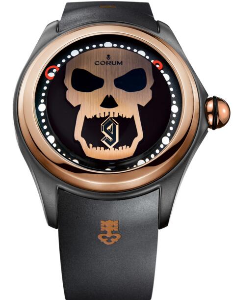 Review Replica Corum Skull Bubble L390 / 03698 - 390.101.86 / 0371 DC09 watch